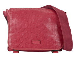 GG Mamas Diaper Bag, Canvas, Red, 491403, 2*